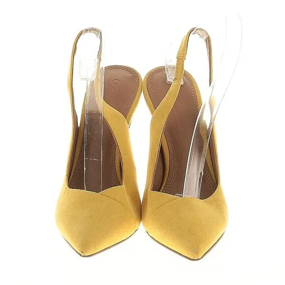ASOS Yellow Slingbacks Size 5 - Picture 2 of 2